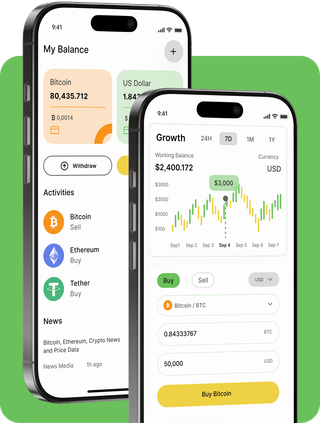 Interface de la plateforme de trading Revolut Bit avec données de marché en temps réel